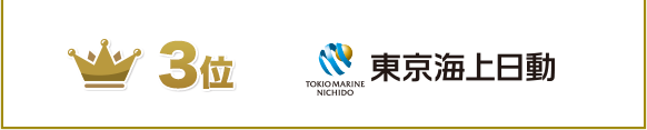3位 東京海上日動
